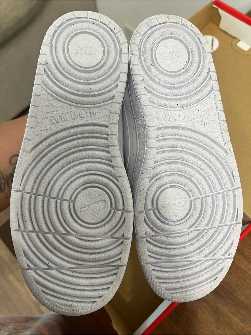 Nike kids White Air Force 1’s